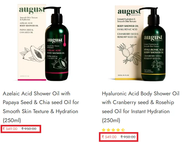 August Bioscience 40% off