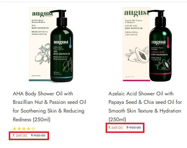 August bioscience 30% off