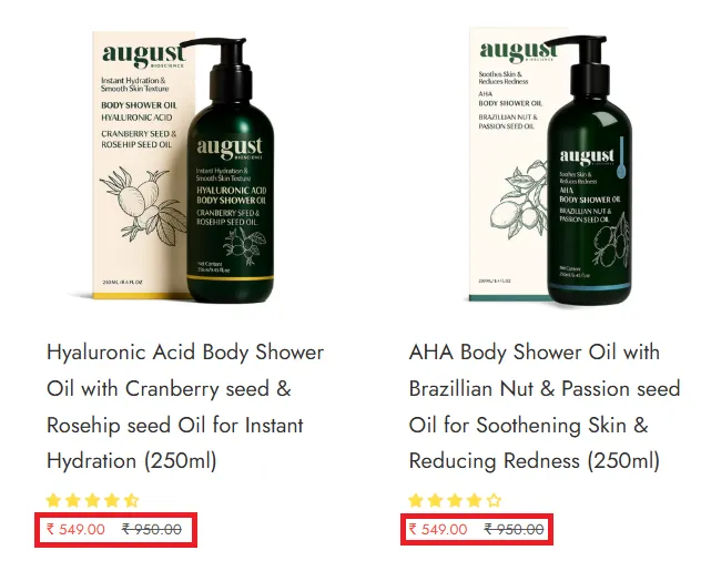 August Bioscience 10% off discount offer